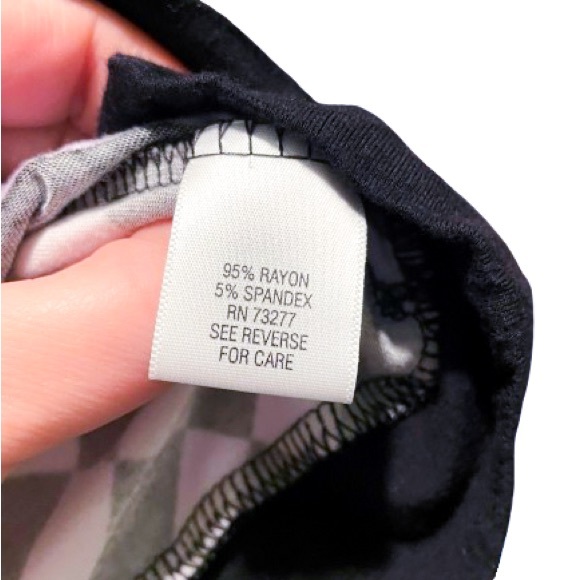 Dana Buchman Mod Stripe Blouse 3/4 Sleeve Pink Purple White Stripes - Picture 8 of 9